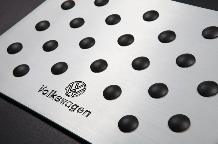 Truck Car Floor Mat Carpet Thick Aluminiun Heel Plate pedal For Volkswagen | Автомобили и мотоциклы