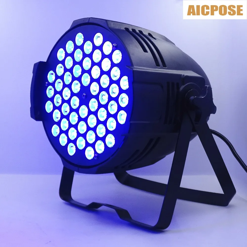 54x9 Вт светодиодный Par огни RGB 3в1 диско-огни Светодиодный сценический свет настенная шайба бар для сцена на вечеринках и шоу огни