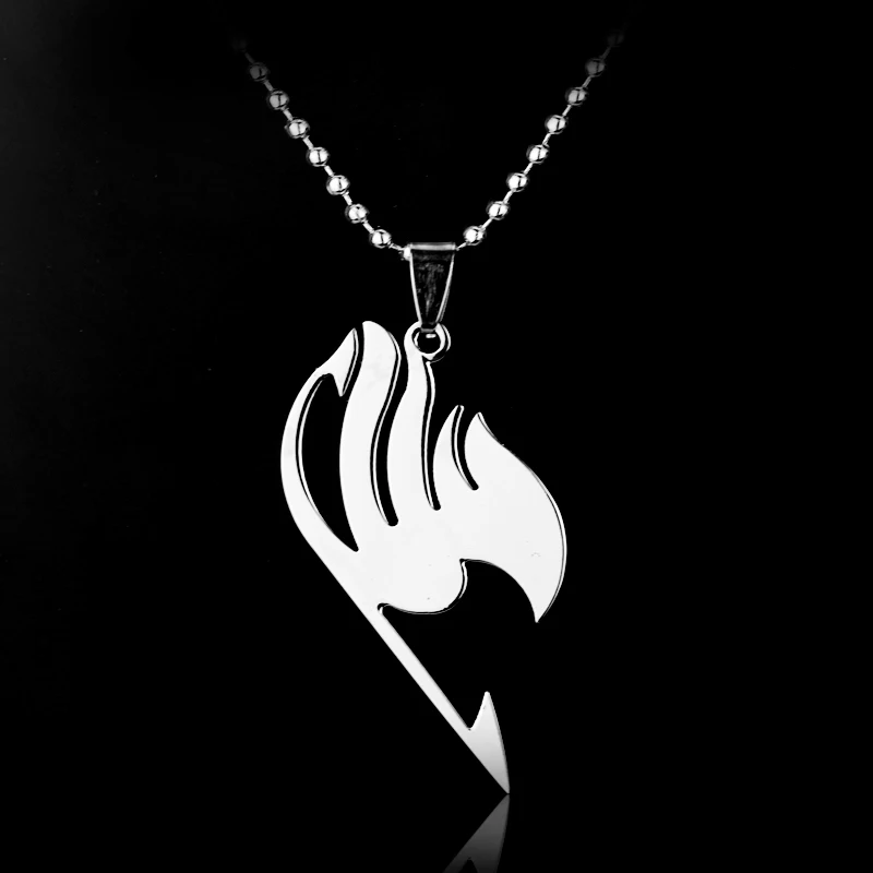 

dongsheng Fairy Tail Logo Metal Stainless Steel Necklace Cosplay Jewelry Anime Figure Pendant Accessories Fairy tails Jewelry