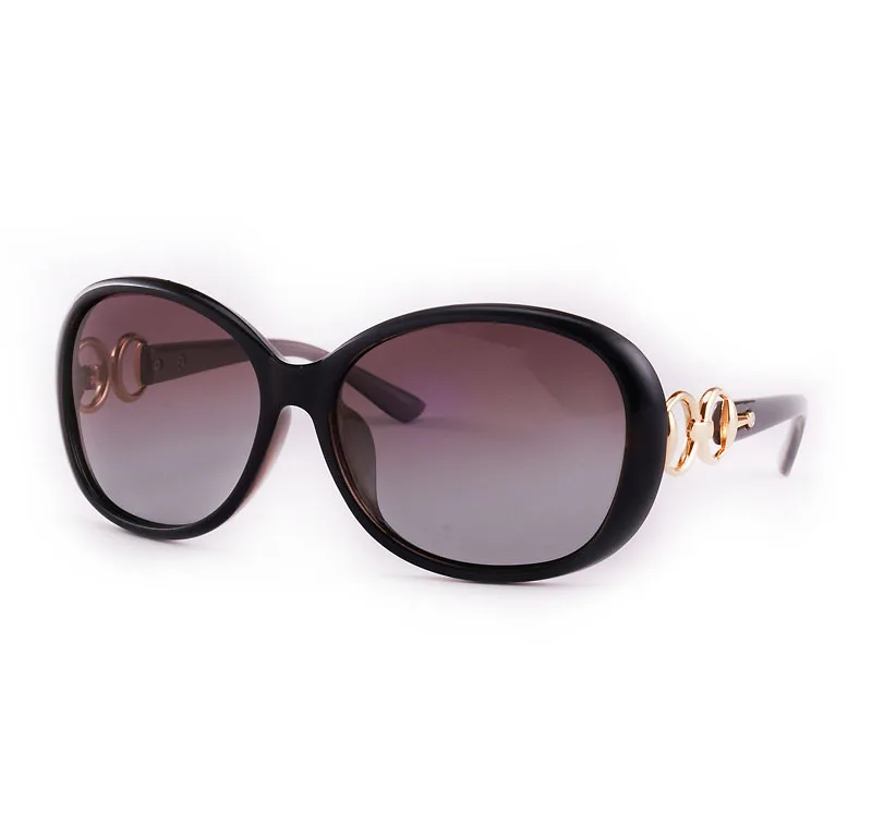 Женские поляризованные солнцезащитные очки в большой коробке с защитой от УФ