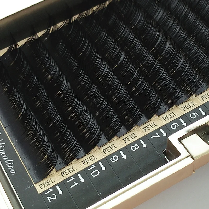 0.07 Thickness Camellia Lashes Handmade Natural False Eyelashes Individual Eyelash Extension Makeup Black Applicator | Красота и