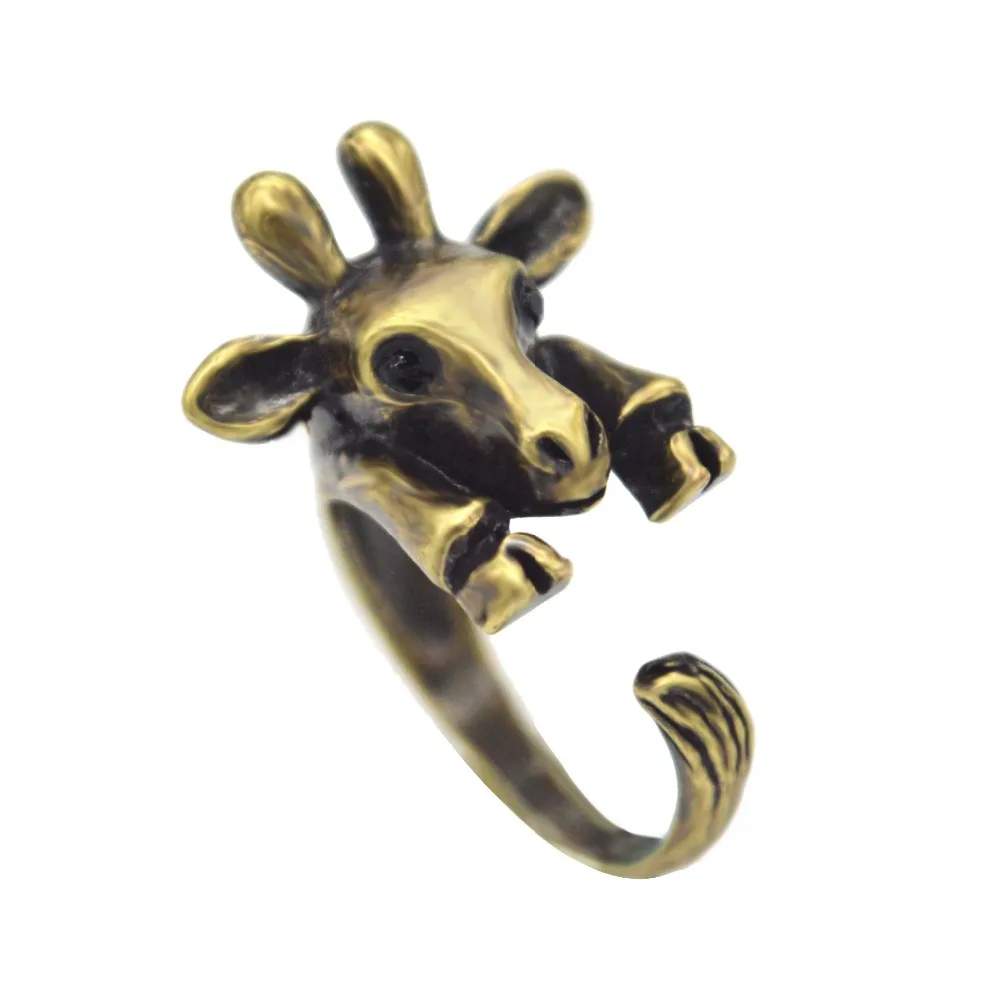 Женское кольцо в виде жирафа|animal rings for women|animal ringfashion women |