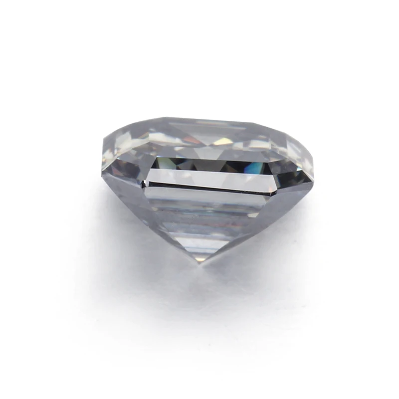 Syn. gemstones серый цвет 7x7 мм асшер Муассанит в огранке Свободный Камень для