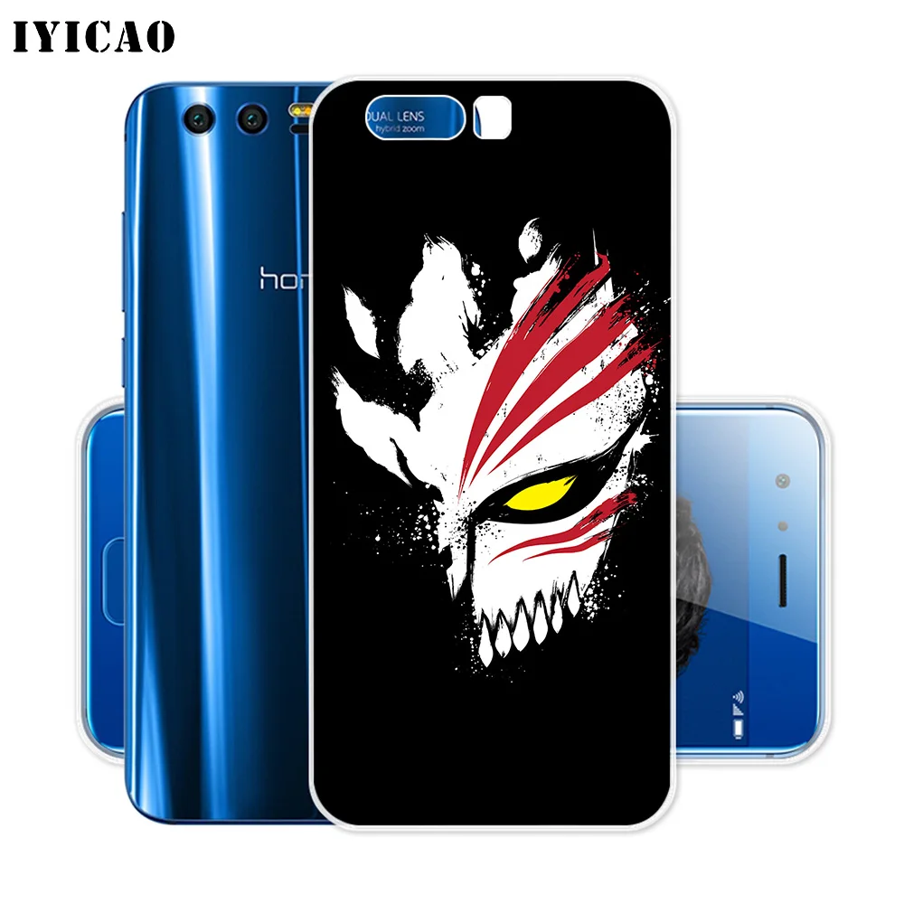 IYICAO BLEACH ichigo маска мягкий силиконовый чехол для Huawei Y9 Y7 Y6 Prime 2018 Honor 8C 8X 8 9 10 Lite 7X 7C 6A 7A