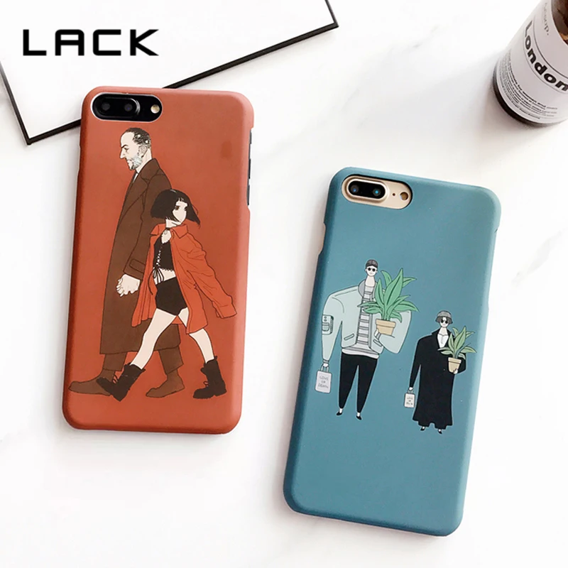 Чехол для телефона LACK Leon and Mathilda Жесткий iphone 7 с рисунком банановых листьев
