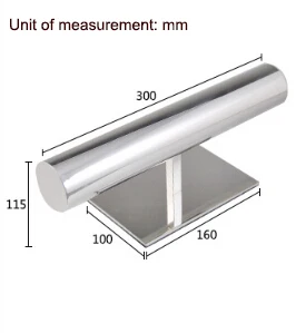 T образный держатель для ювелирных изделий часов браслетов зеркальная