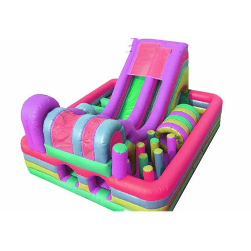 Новый дизайн надувные препятствия курс открытый playgrond спортивные игры|Детская