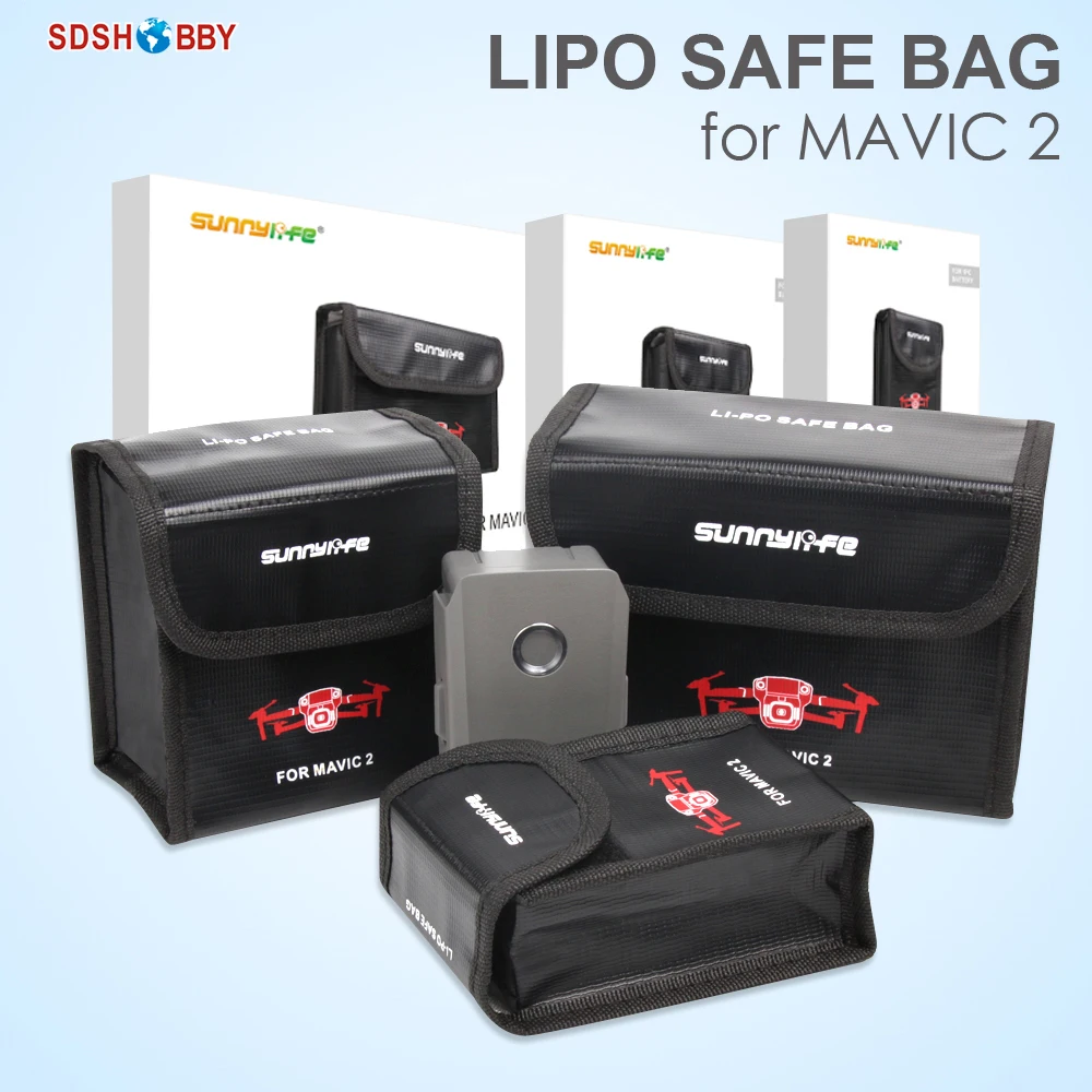 

Sunnylife Explosion-proof Battery Protective Storage Bag LiPo Safe Bag for DJI MAVIC 2 PRO & ZOOM