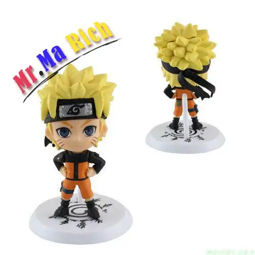 6 шт./лот Q Edition Рисунок аниме Наруто набор Коллекция ПВХ Экшн фигурки Brinquedos модель