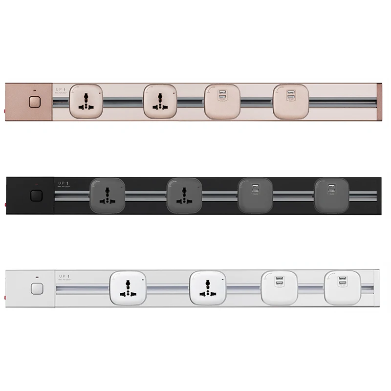 With 2 Socket 2USB JOHO, Заводская мода, 4000 Вт, Socketbar, Stopcontact, Tomada, Usb, Eu, Настенная вилка, светодиодный светильник, для кухни, розетки, для гостиной - Тип: With 2 Socket 2USB