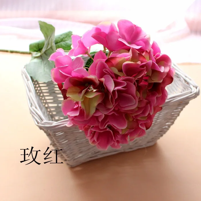 Искусственные гортензии цветы из искусственного шелка украшение для