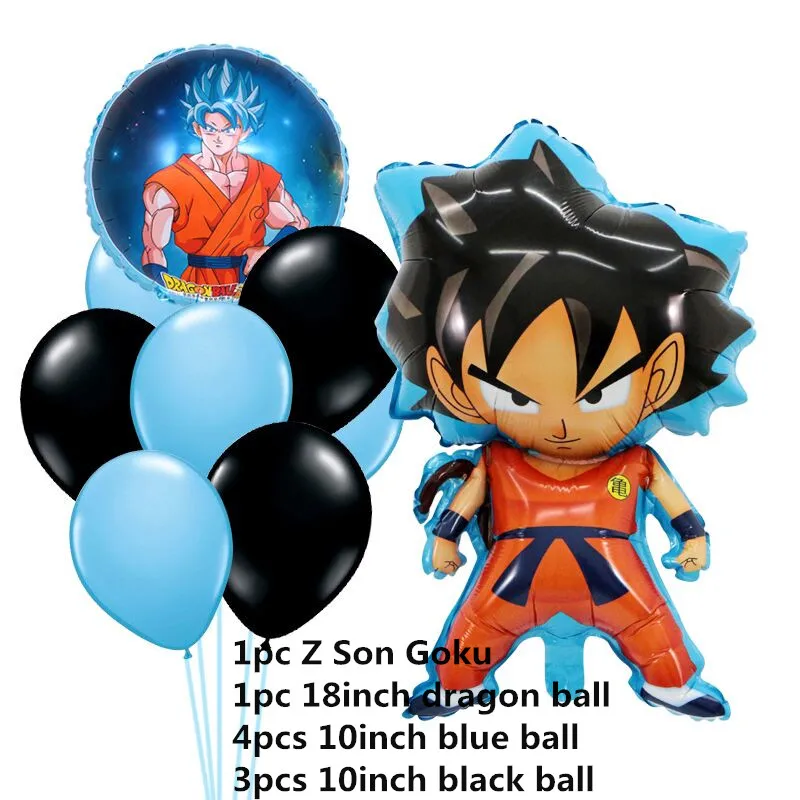 3 13 шт./лот 78*45 см Z Son Goku Dragon Ball оранжевый Флуоресцентный звезда латексный шар для украшения вечеринок поставка макет декоративный шар - Цвет: 3