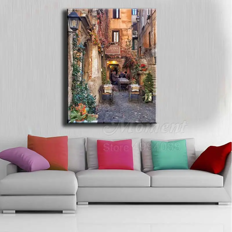Ever Moment Diamond Painting Landscape Building Stair 5D DIY Picture Of Rhinestone Full Square Drill Embroidery 3F1720 | Дом и сад