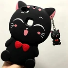 Силиконовый чехол для Huawei P8, P9 Lite 2017, Honor 8X, 7C Pro, Y5 2017, чехол с 3D изображением кота, единорога, Y6 Prime Y7 2018