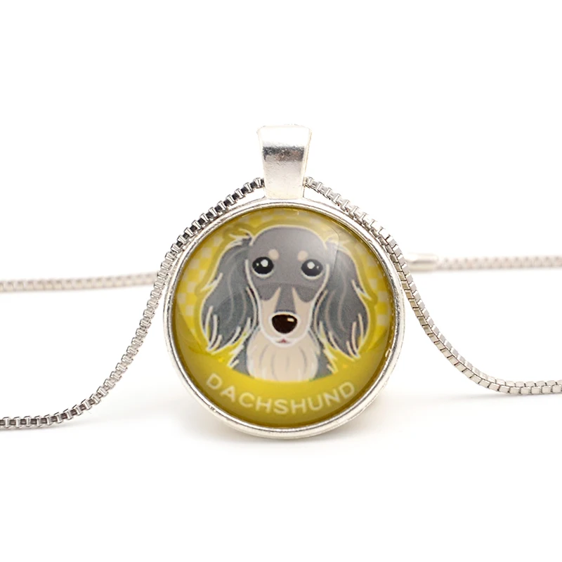 Модное металлическое кольцо для ключей такса очаровательное Собака сделай сам