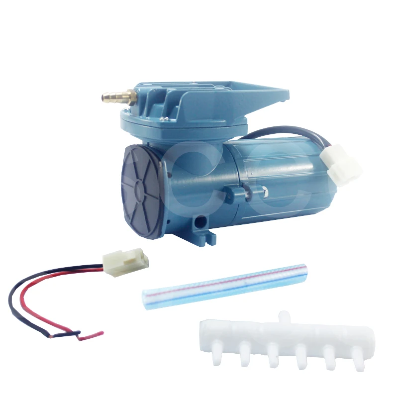 60W RESUN MPQ 904 DC 12V Аквариум Воздушный компрессор Портативный аквакультура