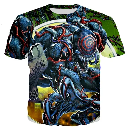 PLstar Cosmos Venom 3D футболка с черепом детская одежда г., для мальчиков, детей, Человек-паук супергерой, крутая футболка Топы с принтом фильма, футболка без выцветания - Цвет: kids t shirt