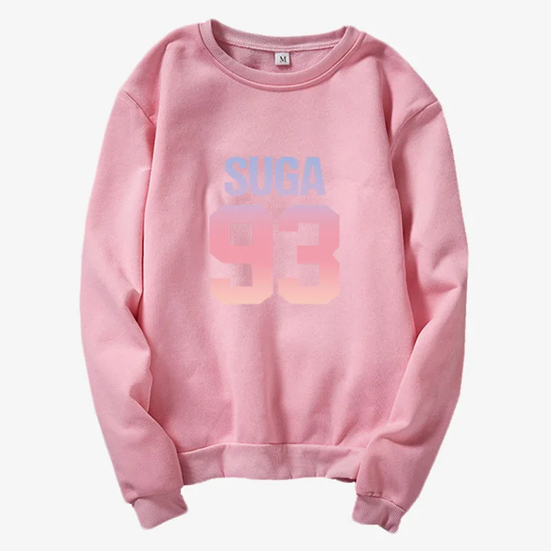 Suga 93 Толстовка в стиле bangtan Back Yoongi свитшот с фото Kpop Merch одежда и kpop Army Fans наряд