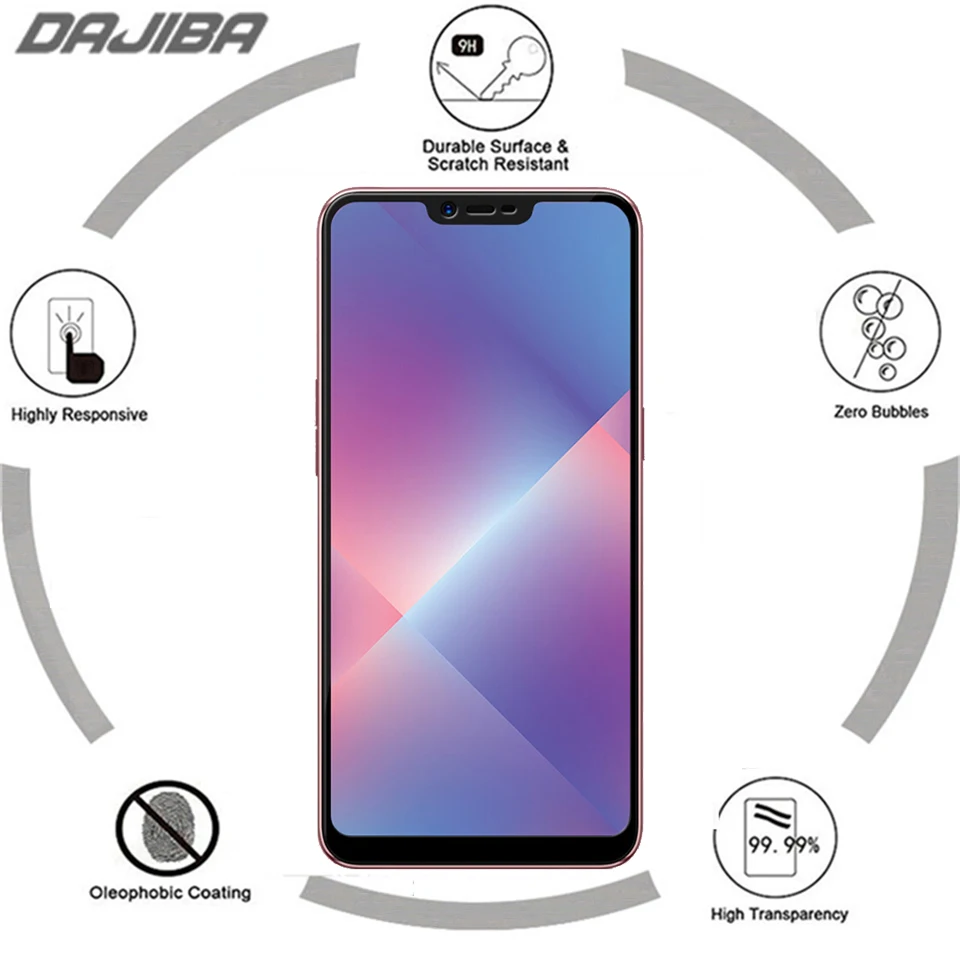 3D полное покрытие закаленное стекло для OPPO R16 A5 A3 A1 Защитная пленка экрана A 5 3 1 |