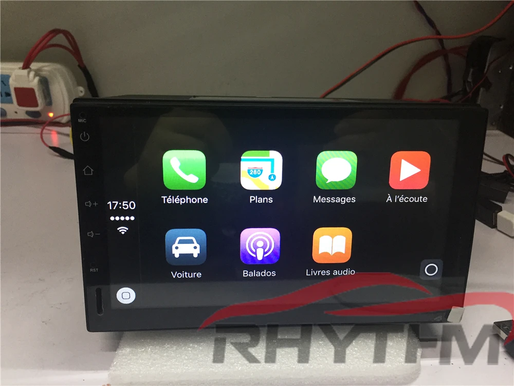 USB Carplay ключ для IOS телефона с помощью Carplay в Android автомобильный мультимедийный радио плеер подключение по USB поддержка сенсорного/голосового управления