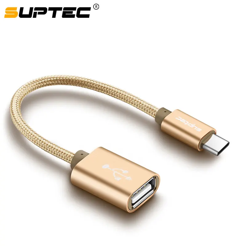Адаптер SUPTEC USB OTG Type C к кабель для быстрой зарядки и передачи данных конвертер Macbook