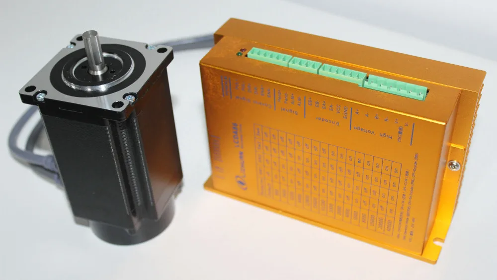 Хорошее качество легко сервопривод LCDA86 + LC60H2102 4.5Nm Nema 24 замкнутый цикл шагового