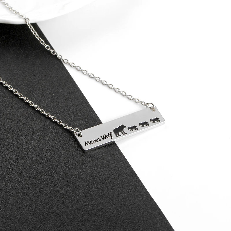 Ожерелье женское на день матери модное Очаровательное ожерелье с медведем