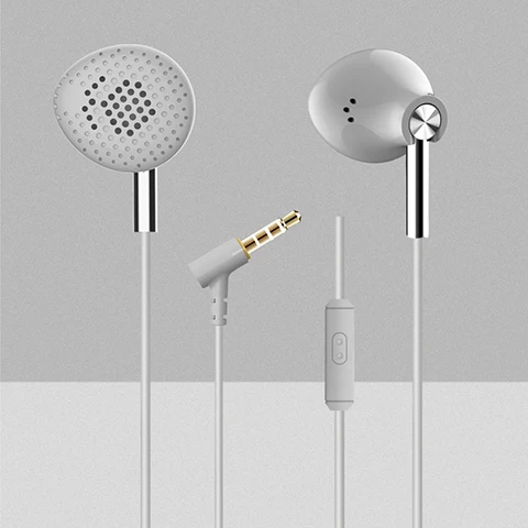 Серый VPB V8 наушники супер бас микрофон в ухо 3,5 мм для iphone 6 6s xiaomi для мобильного телефона - Цвет: Серый