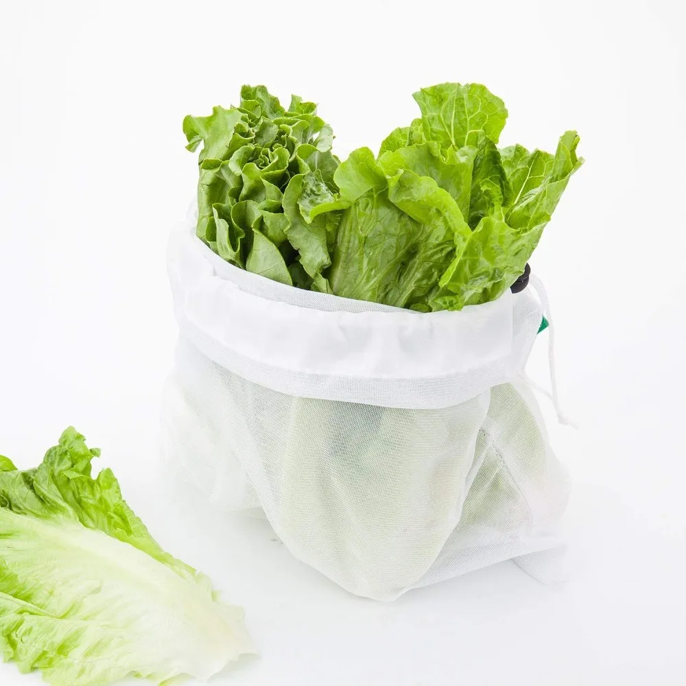 12 шт. сетчатые продуктовые сумки для покупок облегченные женские многоразовые