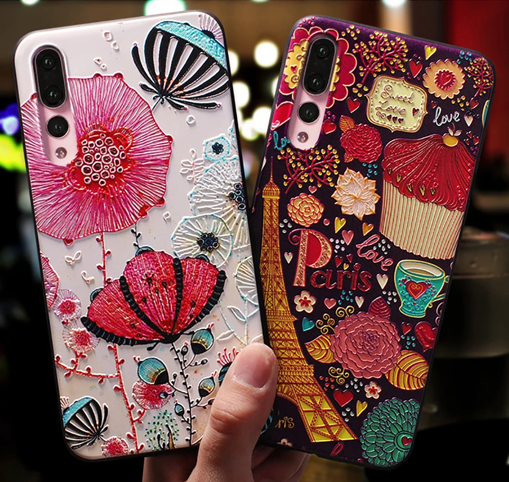 Милый мультфильм с рисунком чехол для телефона Huawei p20 P10 Lite Pro Чехлы ультратонкий