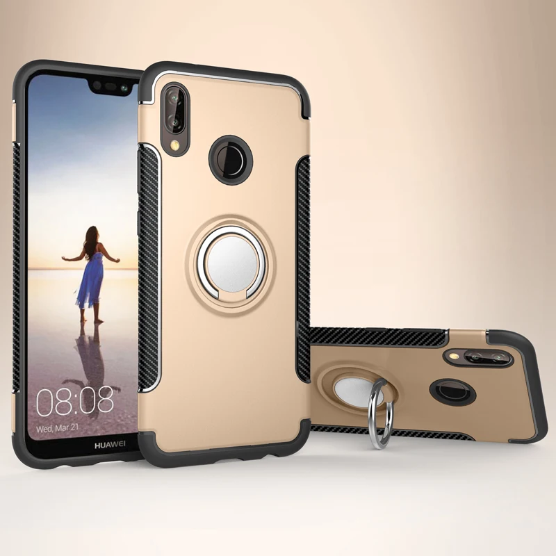 Металлическое кольцо держатель противоударный чехол для huawei P20 lite Коврики 10 Pro Коврики 20 P10 lite Honor 10 9 lite 8 V10 V20 P30 Pro Nova 4 3 Y9