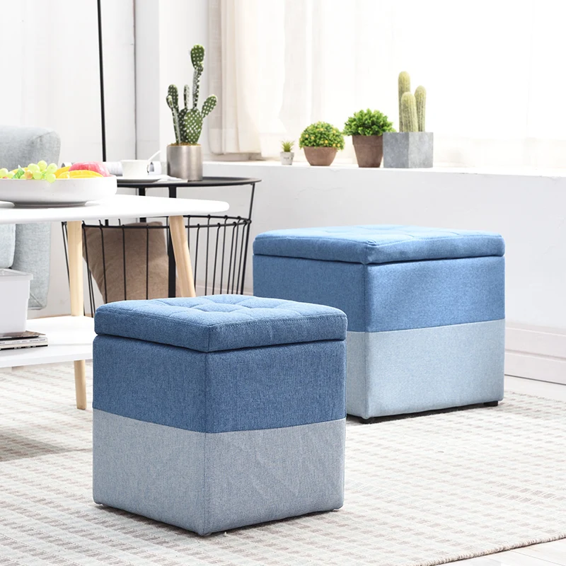 Табурет для хранения домашняя обувь из твердой древесины простые табуреты