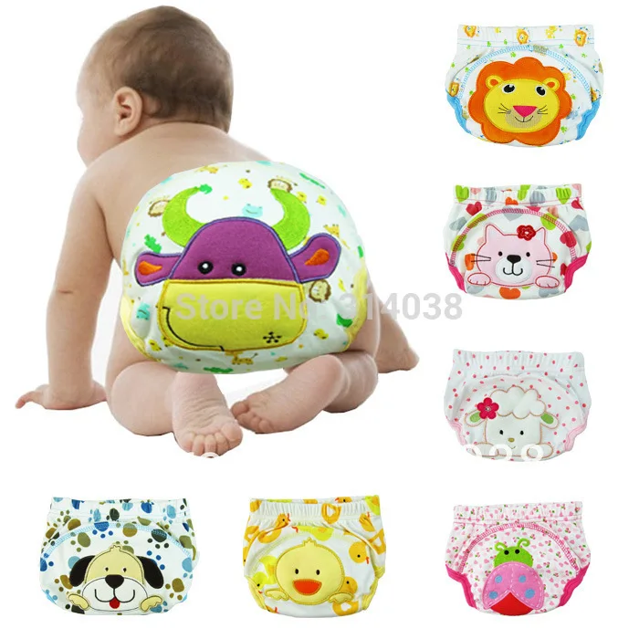 Big size arrived now Free shipping big size 6-54M 7 Design water proof Embroidered Baby Training Pants