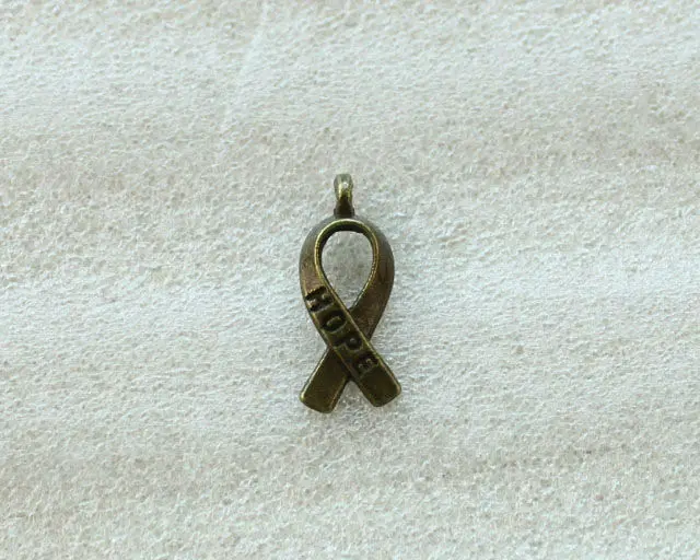 140 шт. Рак Осведомленность HOPE Ribbon Талисманы в различные цвета