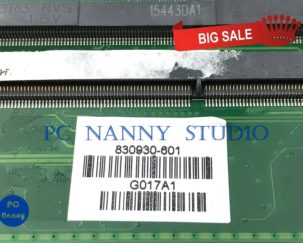 PCNANNY для HP Probook 450 470 G3 материнская плата ноутбука 830930-601 I3-6100U DA0X63MB6H1 протестирована