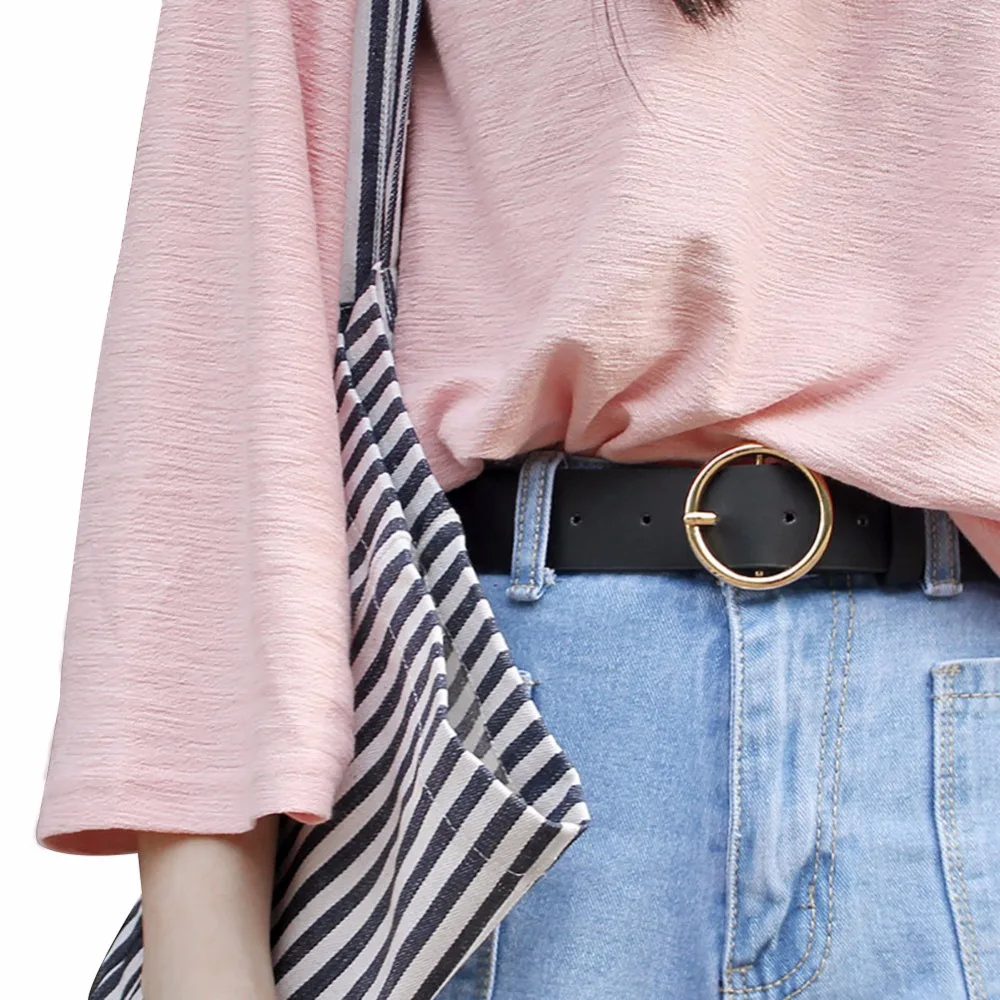 2017 унисекс круглые металлические ремни с кольцом ГОРЯЧИЙ дизайнерский бренд