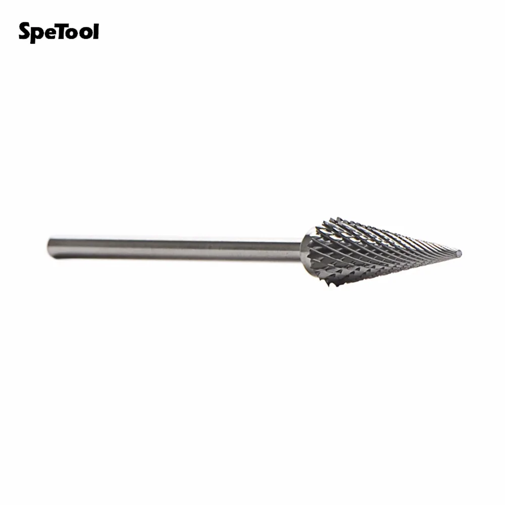 SpeTool Вольфрамовая твердосплавная насадка для ногтей острый кукурузный аксессуар