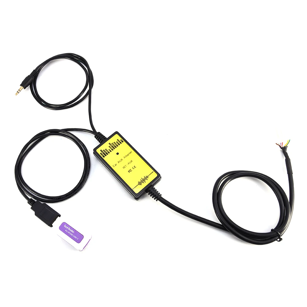 AUX кабель USB адаптер расширение провода 3 5 мм стерео аудио цифровой cd чейнджер для