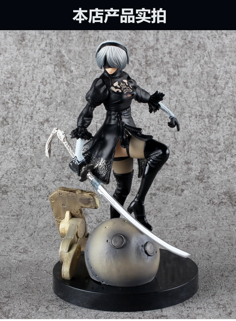 

Game Anime Action Figure Figurine Toys Nier Automata Figura 2B Yorha N2 Type B Battle 15cm