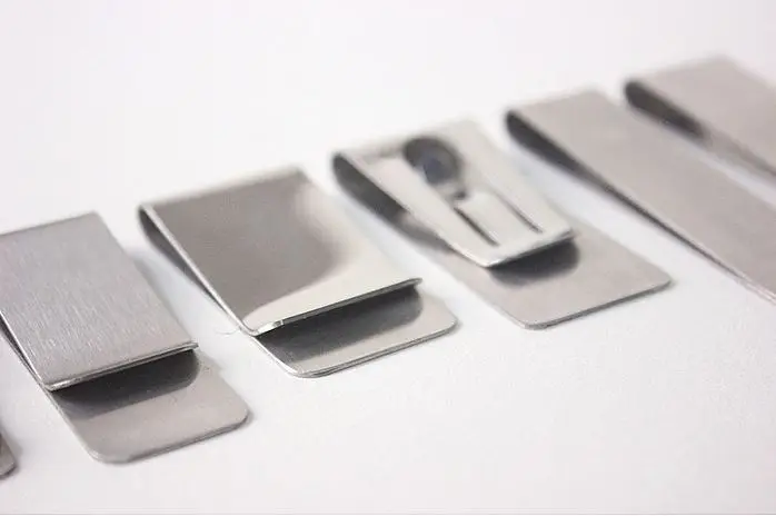 Retro White steel Fine Travelers Diary Paper Clips |