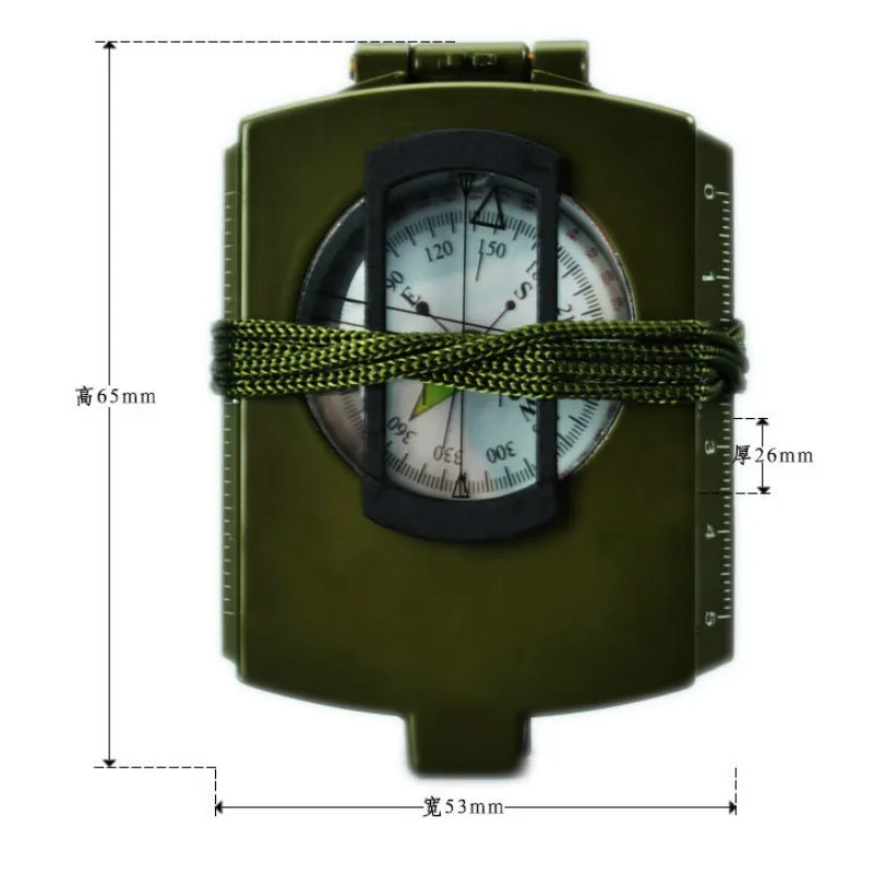 Все металлические высококачественные складные со светящимися компасами