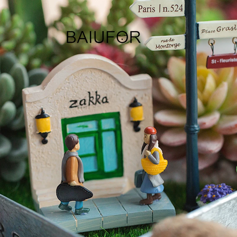 Миниатюрные фигурки BAIUFOR для влюбленных мальчиков и девочек фотоаксессуары