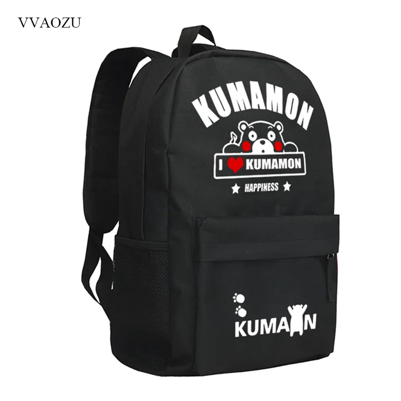 Школьные ранцы KUMAMON для мальчиков и девочек вместительные рюкзаки из ткани