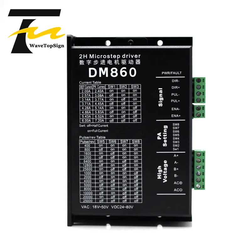 Stepper Motor Driver DM860 Microstep Brushless DC Shell for 57 86 Nema23 Nema34 | Обустройство дома