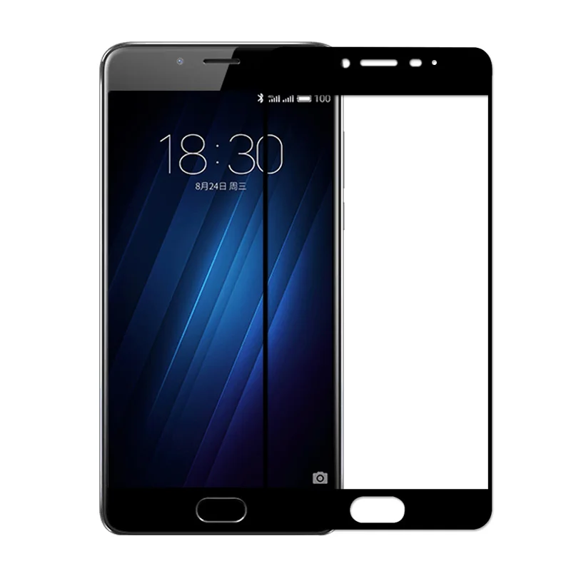 Закаленное стекло с полным покрытием для Meizu U20 U10 16 ГБ 32 защитная пленка|protector