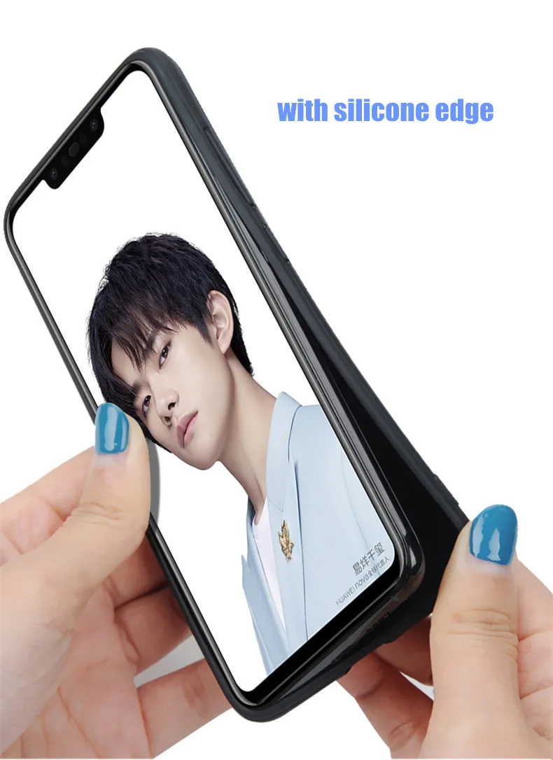 Для huawei nova 3 чехол-накладка nova 3 задняя крышка силиконовый край ударопрочный тканевый чехол для телефона capas MOFi для huawei nova 3 Чехол
