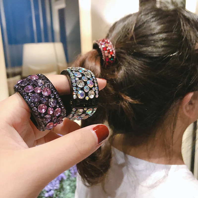 Новый инструмент для укладки волос с кристаллами сгибания заколка конского