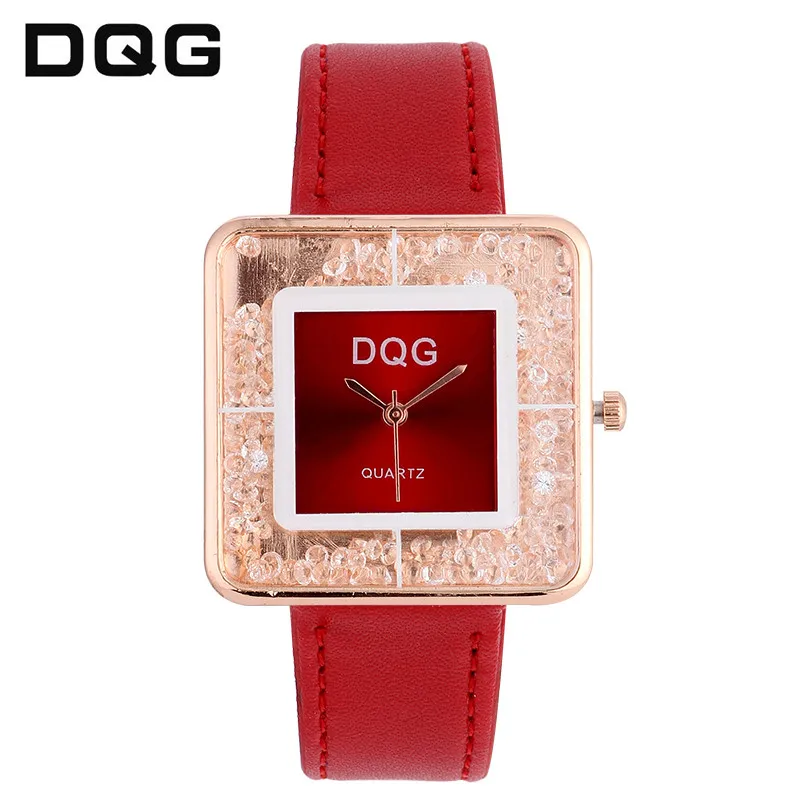2019 Новинка Топ люксовый бренд женские часы модный дизайн квадратное платье