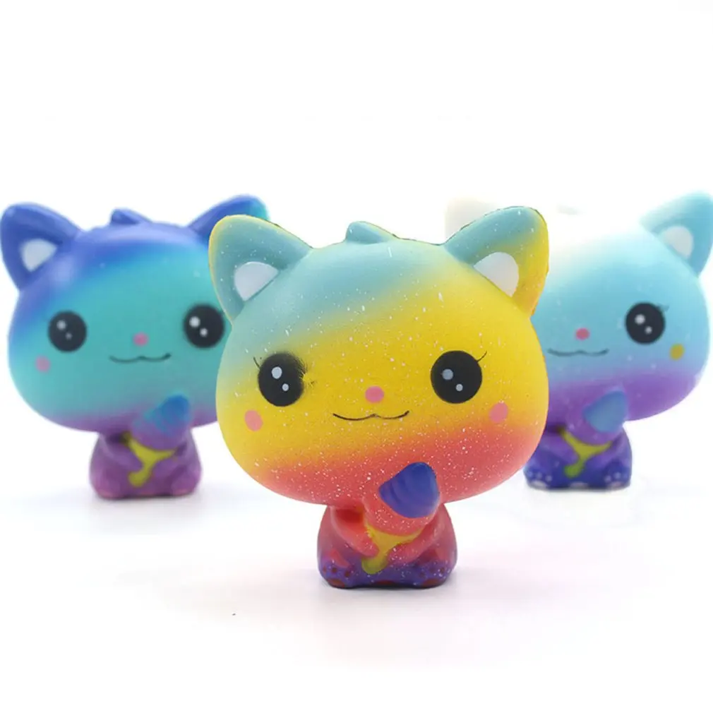 Jumbo Ice Cream Cat Slow Rising Stress Relief Galaxy Toy Squishy Collections Diy Products Rebound | Игрушки и хобби