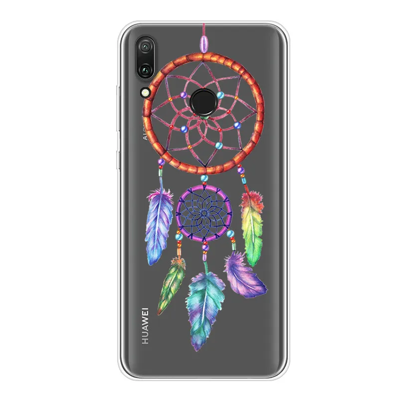 Мультяшный чехол huawei Y7 чехол Мягкая силиконовая задняя крышка чехол для телефона для huawei Y7 Prime Pro Y72019 6,26 дюймов
